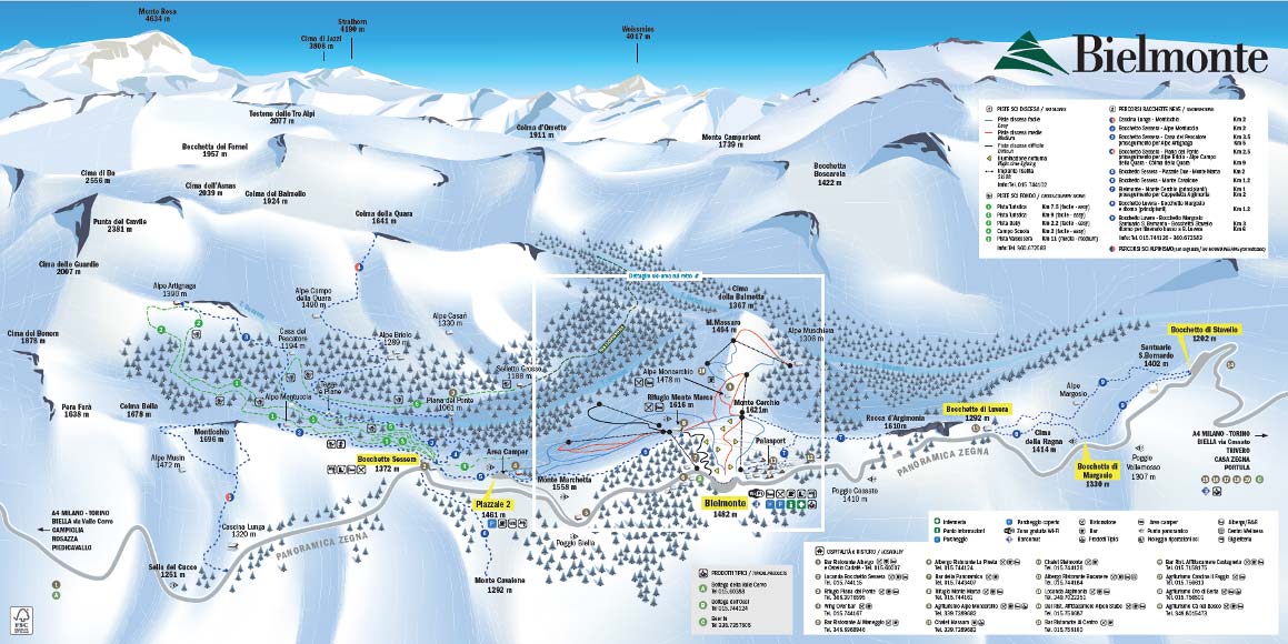 neve- cartina bianca