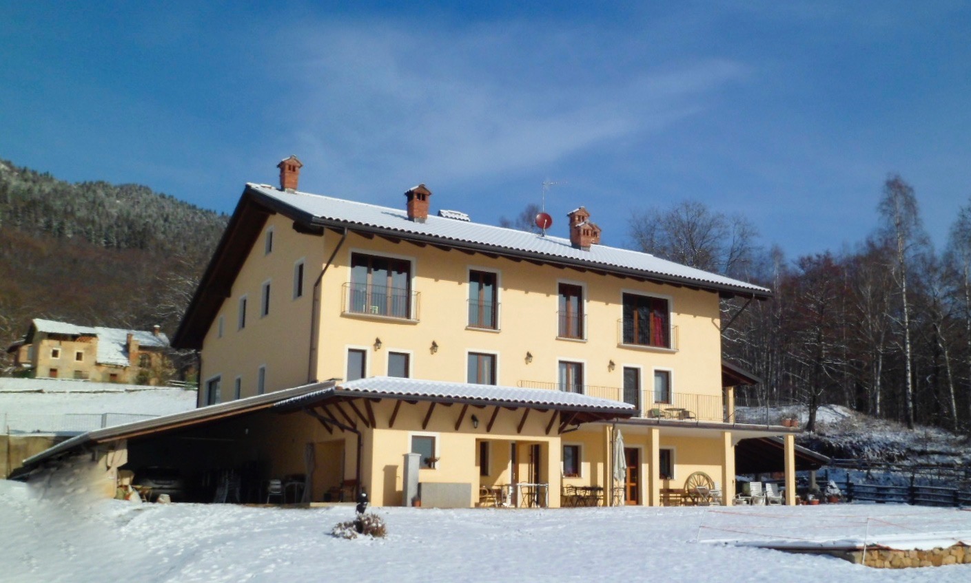 neve Agriturismo Il faggio con neve